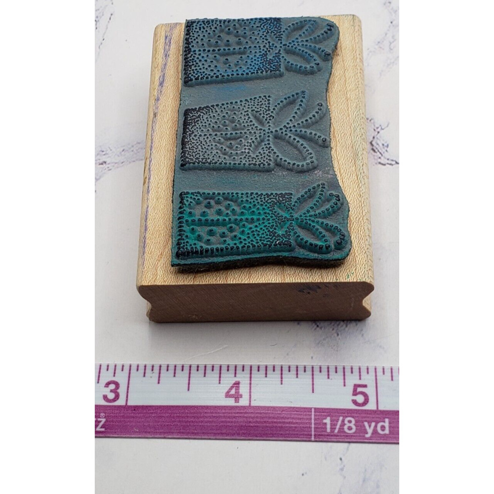 Stampendous Lots of Dots Gift Packages Presents Wood Mounted Rubber Stamp - Picture 7 of 7
